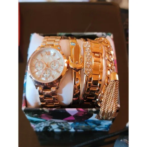 New Cote D\' Azur Ladies Quartz Watch Gift Set Cote D Azur Watch Set | eBay main image 4